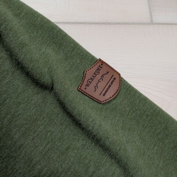 Wanakome Hoodie Mens Large Cascade Green Fleece Casual Outdoor Sweatshirt - Picture 4 of 14